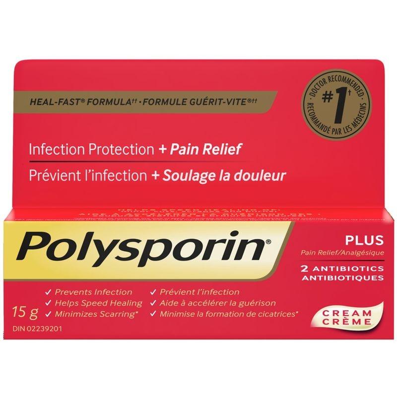 Polysporin Plus Cream 15g