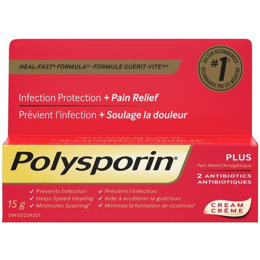 Polysporin Plus Cream 15g