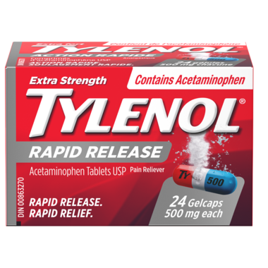 Tylenol Extra Strength Pain Relief Acetaminophen 500mg