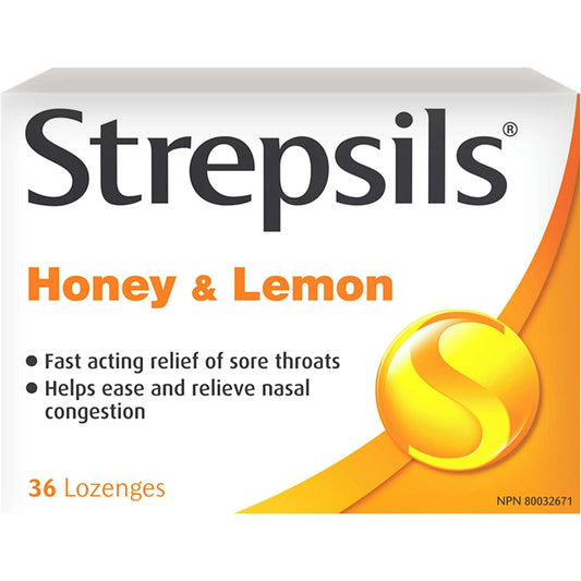 Strepsils Honey & Lemon, 36 Ct 36 count
